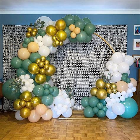 Sage Green Balloons 84 Pcs Sage Green Balloons Garland Arch Kit 5 Inch