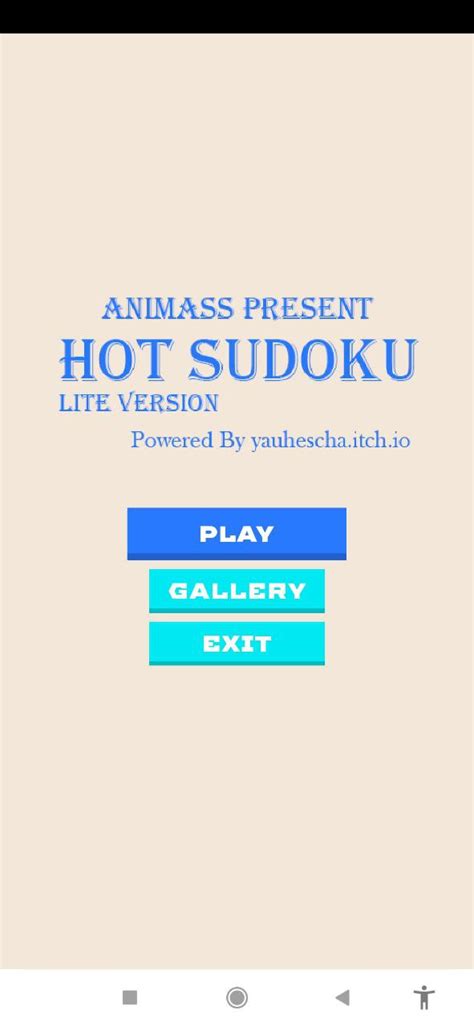 AnimAss Hot Sudoku Lite By Yauhescha