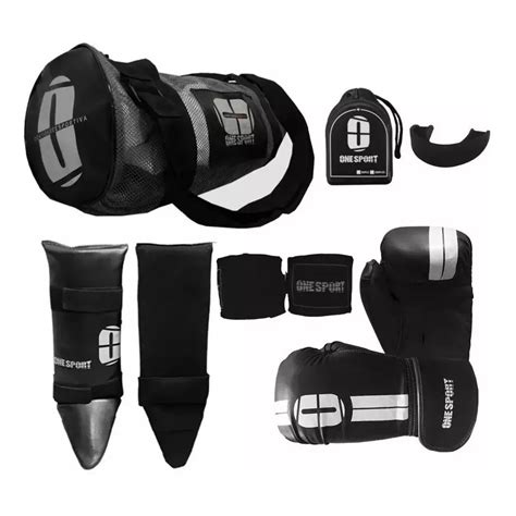 Kit Boxe Muay Thai Unisexx Luva De Boxe Bandagem 2 5mts Bucal