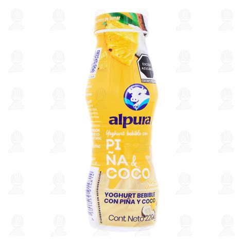 Yoghurt Bebible Alpura con Piña Coco 220 gr