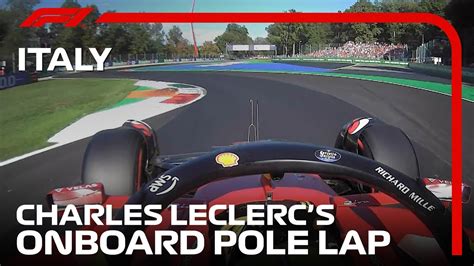 Must See Onboard With Charles Leclerc For His Great Pole Lap At Monza