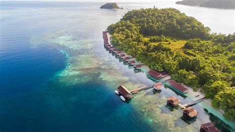 Hôtel de catégorie luxe sur les îles Raja Ampat en Papouasie Ref CLPAP