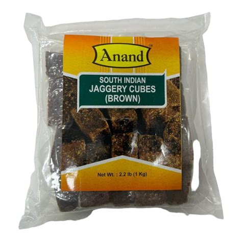 Anand Jaggery Cubes Brown Kg Shresta Indian Grocery