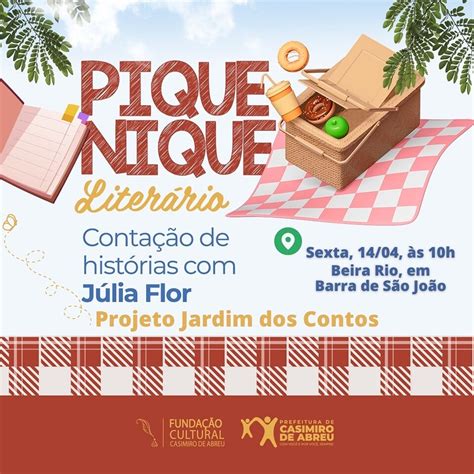 Nova Edição do Piquenique Literário Fundação Cultural de Casimiro de