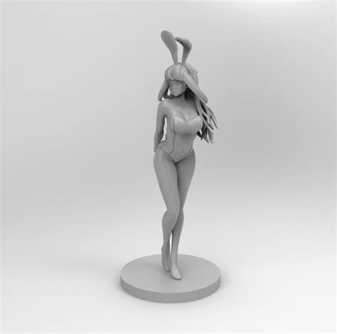 Sexy Bunny Girl Senpai Split Stl 3d Model Print Etsy