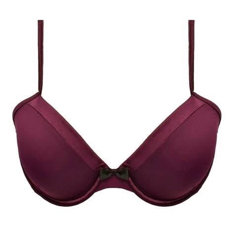 Brasier Ilusión Satín Vino Talla 38B Walmart