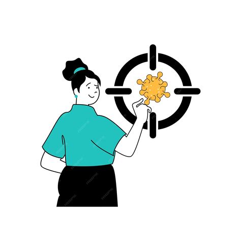 Premium Vector | Coronavirus concept with cartoon people in flat design