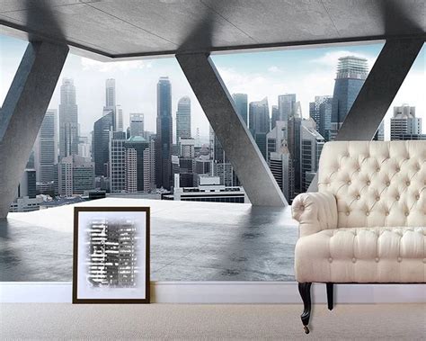 3D WALLPAPER NEW YORK CITY SKYLINE - Trendy Blinds and Closets in ...