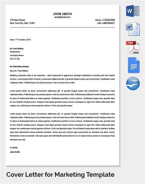 Marketing Letter Template 44 Word Excel Pdf Documents Download Free And Premium Templates