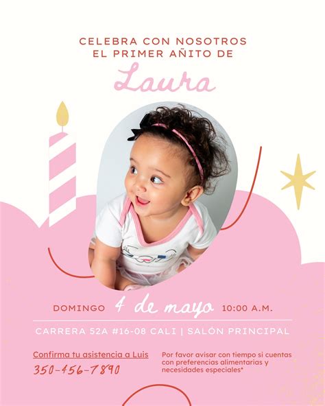 omaksua labyrintti Hysteerinen texto para invitaciones de cumpleaños