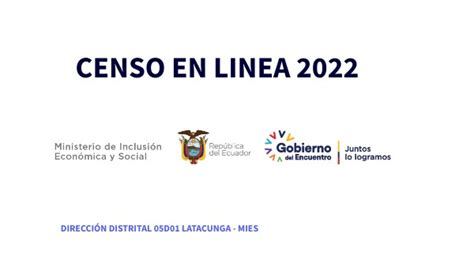 Censo En LÍnea 2022