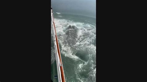 VIDEO: Cruise ship hits piece of iceberg off Alaska