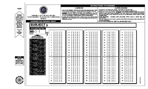 Pdf Prc Answer Sheet Jaylah Hallei Rivera