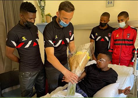 Images: Orlando Pirates’ Paseka Mako in hospital - Sportnow