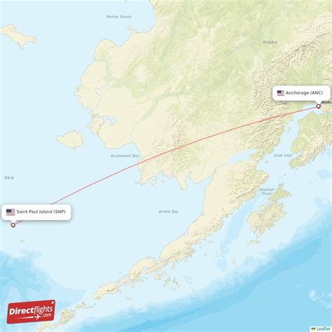 Direct Flights From Saint Paul Island To Anchorage Snp To Anc Non Stop