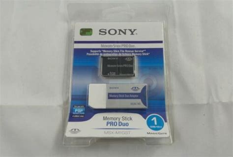 Sony Memory Stick Pro Duo Gb Msx M Gst Ebay