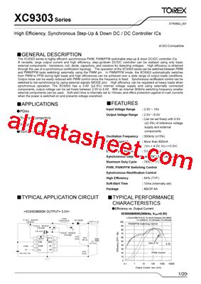 Xc Datasheet Pdf Torex Semiconductor