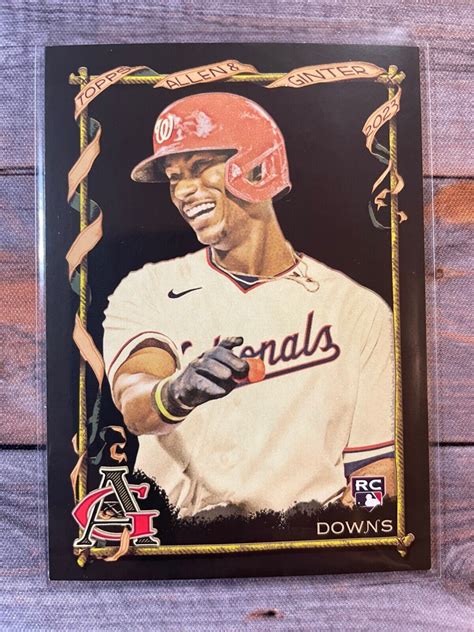 2023 Topps Allen Ginter X Jeter Downs RC 115 Washington Nationals EBay