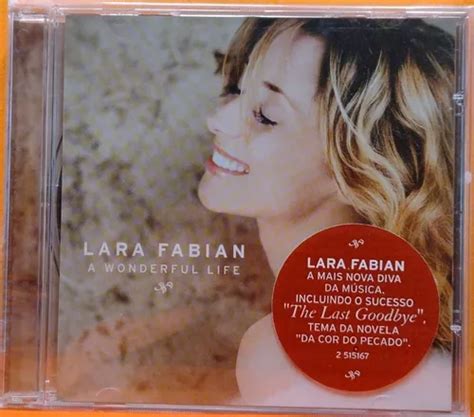 Cd Lara Fabian A Wonderful Life Lacrado Promo