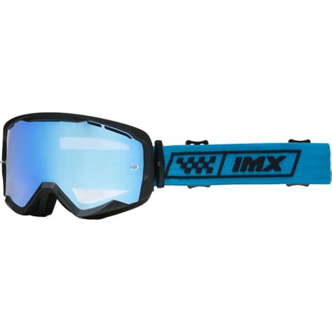 Gogle IMX Endurance Race Czarno Niebieski Szyba Iridium Blue