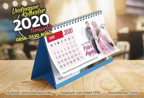 Detail Desain Kalender Meja Elegan Koleksi Nomer