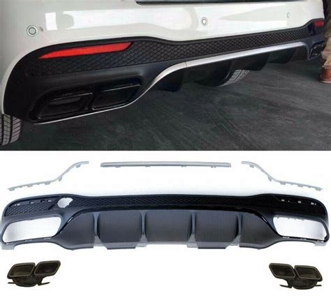 Mercedes Benz Gle Amg W166 Rear Diffuser With Exhaust Tips Forza Performance Group