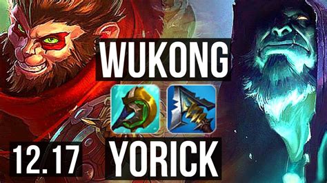 Wukong Vs Yorick Top 1 2m Mastery Legendary 300 Games 9 3 6