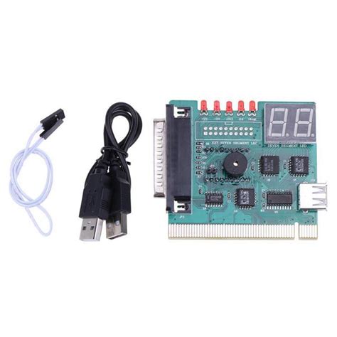 Usb Pci Pc Motherboard Diagnostic Analyzer Post Card With 2 Digit Error