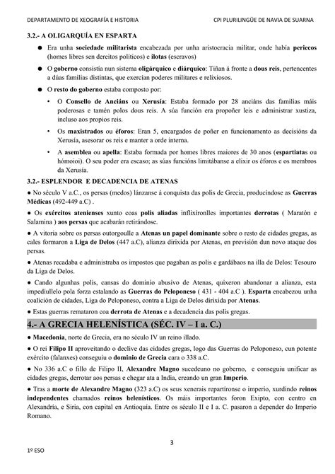 A civilización grega 1º ESO PDF