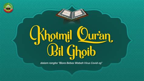 Live Khotmil Qur An Bil Ghoib Youtube