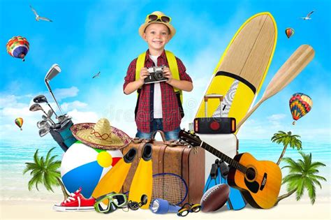 A Tourist Is Going On A Trip Stock Image Image Of Rugby Guitar