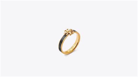 Kira Ring Aus Emaille Damen Schmuck Ringe Tory Burch De