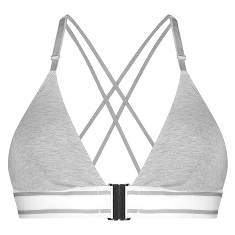 Casey Cotton Padded Triangle Bralette For £22 Non Wired Bras