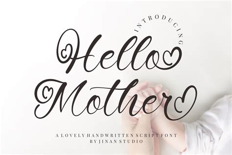 Hello Mother Font By Jinanstd · Creative Fabrica