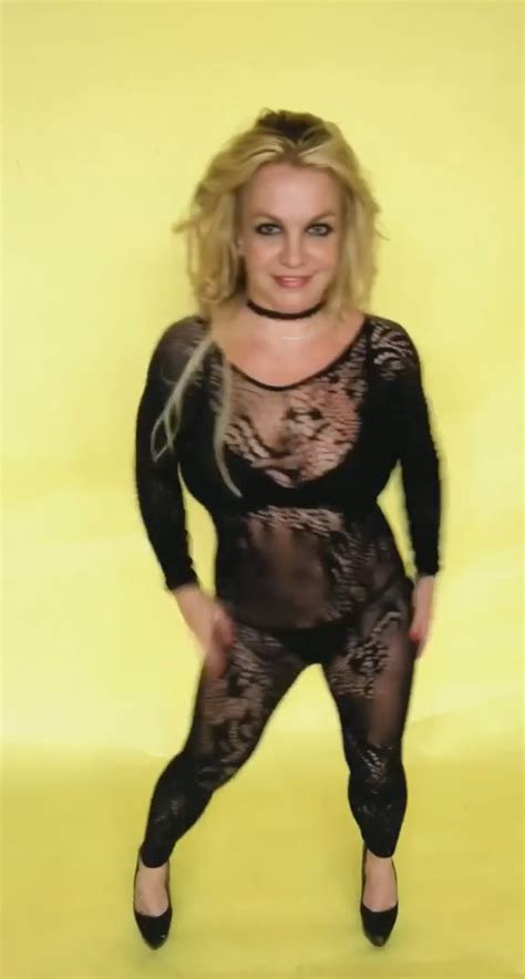 Britney Spears Dances In Sexy Lace Bodysuit A Day After Her Father