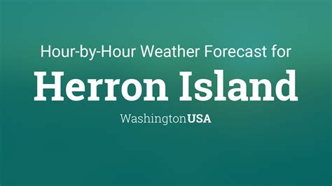 Hourly forecast for Herron Island, Washington, USA