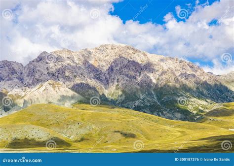 Gran Sasso And Monti Della Laga National Park Abruzzo Italy Stock