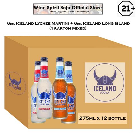 Jual Iceland Vodka Mix Lychee Martini Ml X Botol Long Island