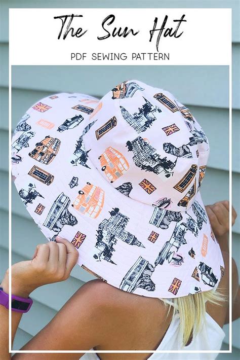 The Sun Hat Sewing Pattern Is Easy To Sew