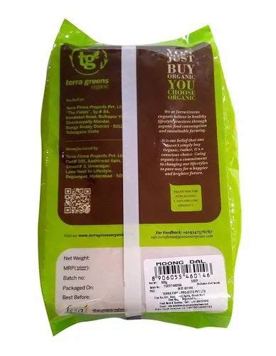 Terra Greens Moong Dal High In Protein Packaging Size 1 Kg At Rs 275