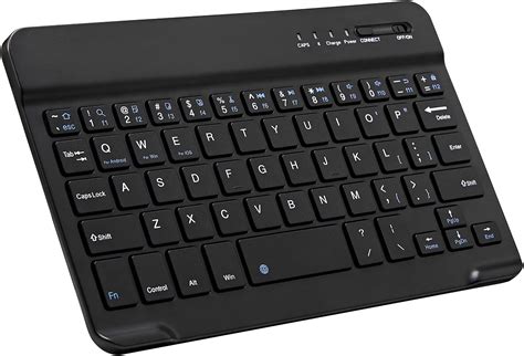 Ultra Slim Bluetooth Keyboard Portable Mini Wireless Keyboard Rechargeable For Apple