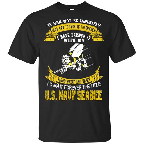 Own Forever The Title Us Navy Seabee Military Shirt Pilihax