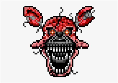 5 Nights At Freddys Pixel Art Fnaf Foxy Free Transparent Png