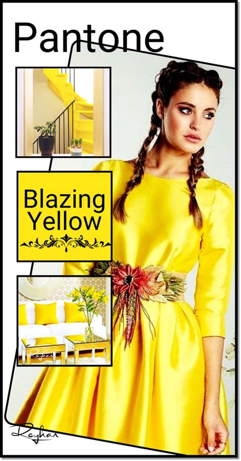 Pantone London Fw Ss Color Palette Blazing Yellow Reyhan S D