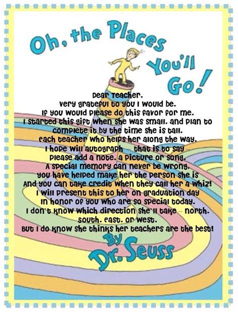 Oh The Places You Ll Go Printable Sign