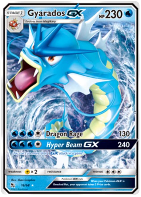 Gyarados Gx Hidden Fates 16 Pokemon Card