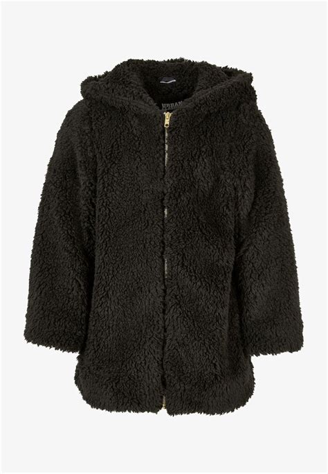 Urban Classics Sherpa Manteau D Hiver Black Noir Zalando Fr