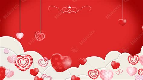 Valentines Day Poster Cartoon Heart Powerpoint Background For Free ...