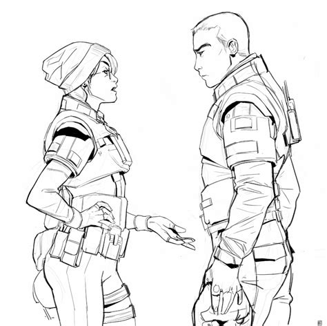 Tbchoi On X Rainbow Six Siege Art Character Design Sketch Book