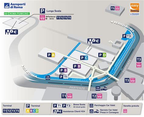 Parcheggio Allaeroporto Di Roma Fiumicino Parcheggi Low Cost E